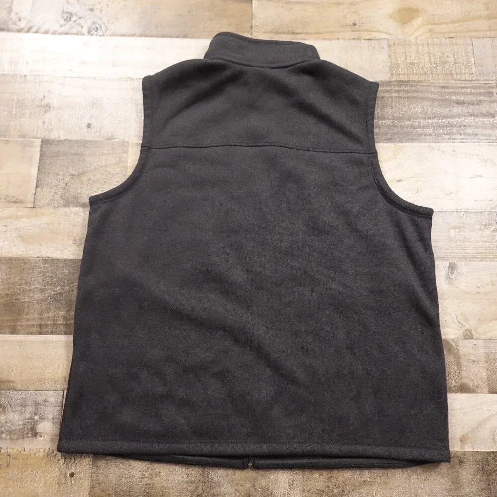 The North Face Black Fleece Vest‎ Men’s XXL – Fall River Foundry Logo